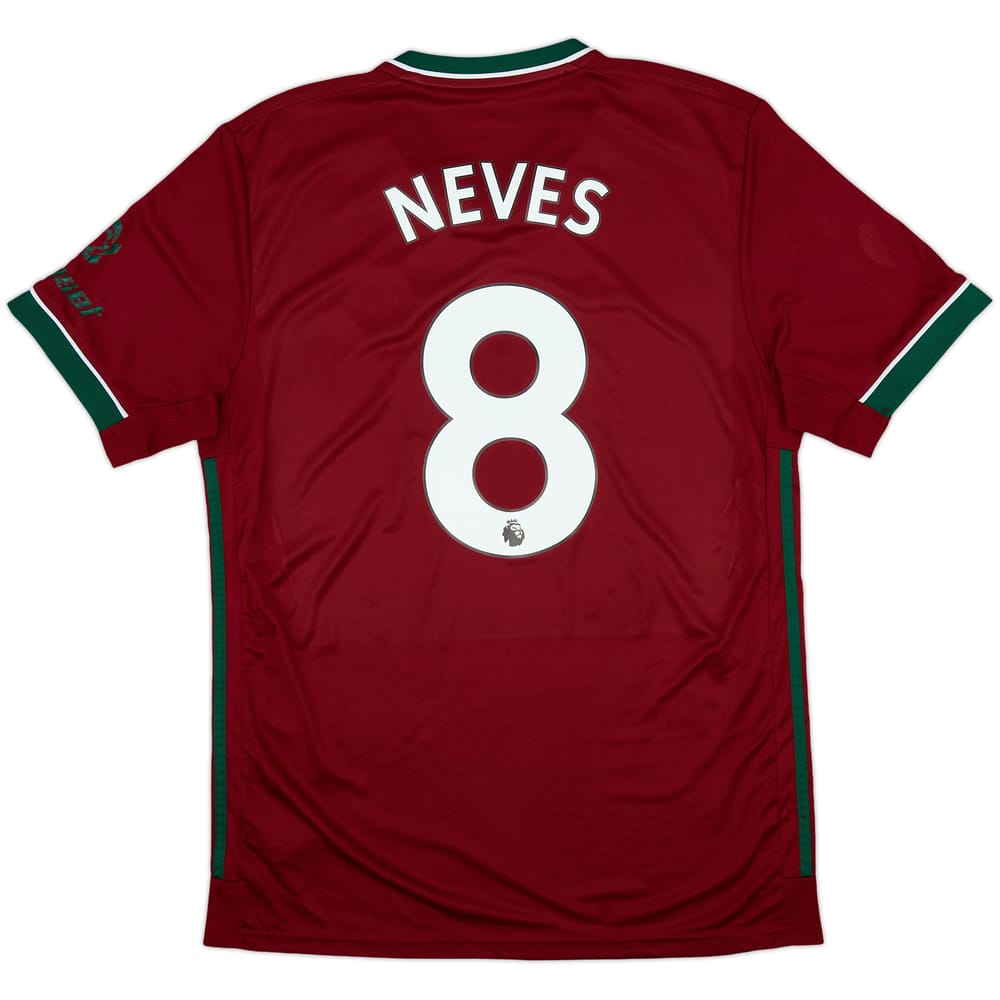2020-21 Wolves Third Shirt Neves #8 - 6/10 - (L)