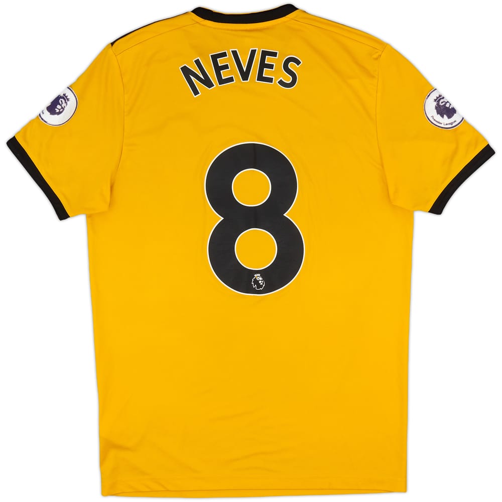 2018-19 Wolves Home Shirt Neves #8 - 6/10 - (M)