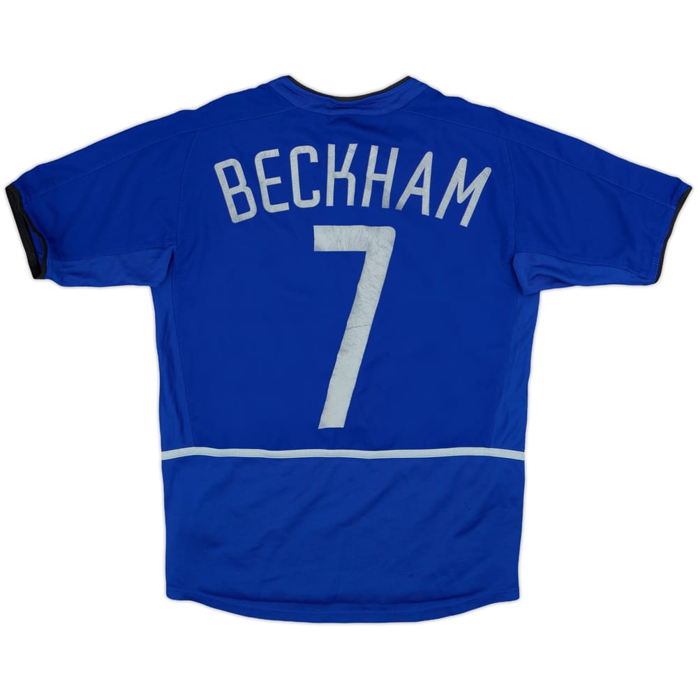 2002-03 Manchester United Third Shirt Beckham #7 - 6/10 - (L.Boys)