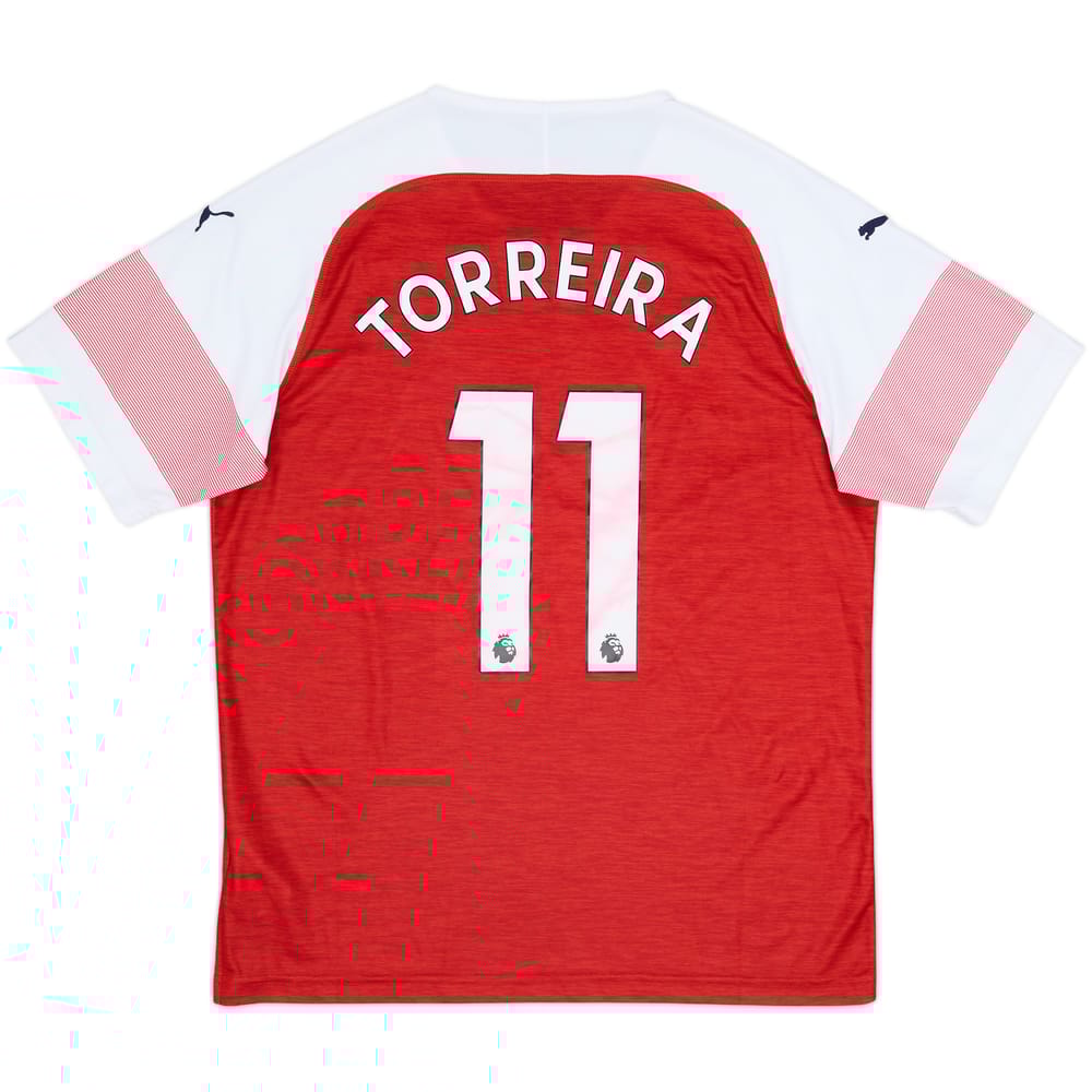 2018-19 Arsenal Home Shirt Torreira #11 - 6/10 - (L)