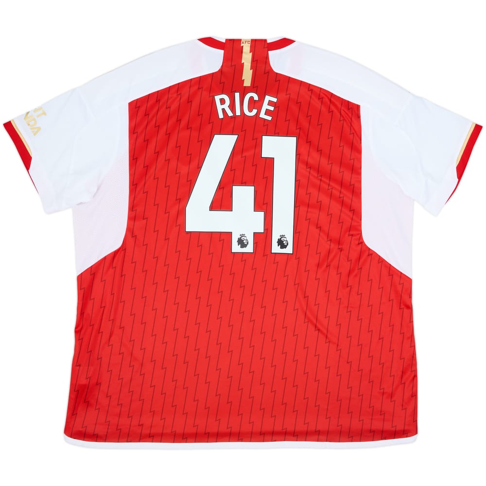 2023-24 Arsenal Home Shirt Rice #41 - 9/10 - (3XL)