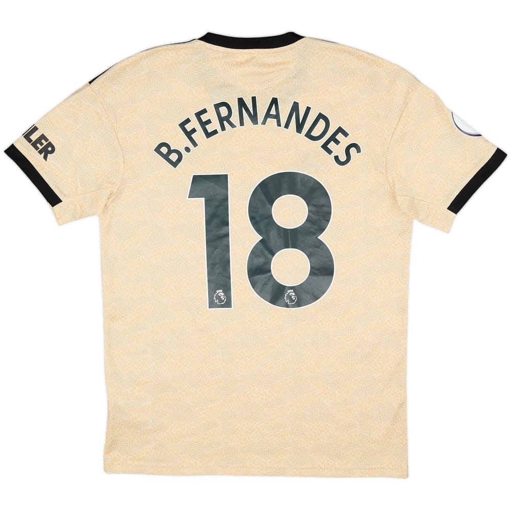 2019-20 Manchester United Away Shirt B.Fernandes #18 - 8/10 - (M)