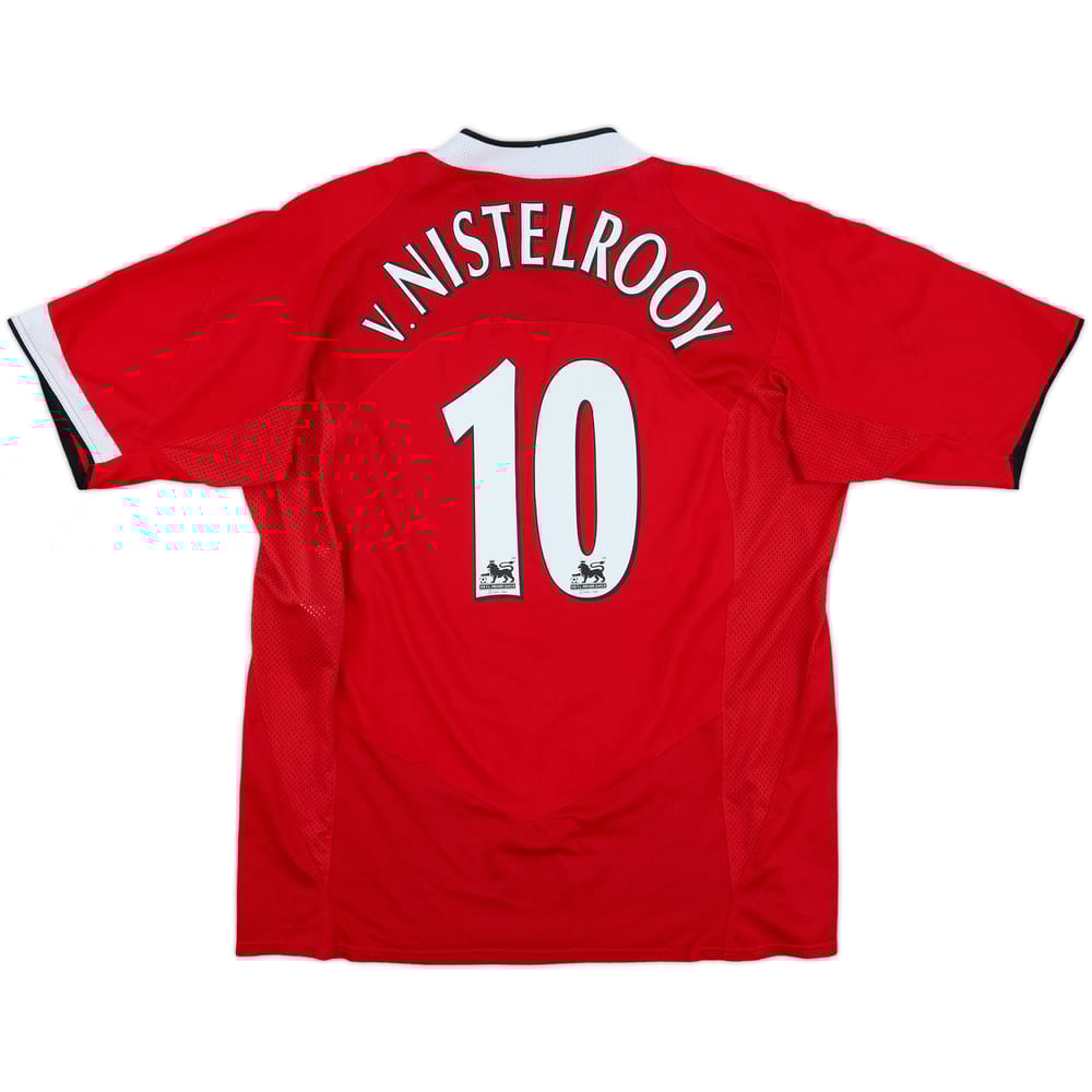 2004-06 Manchester United Home Shirt V.Nistelrooy #10 - 10/10 - (XL)