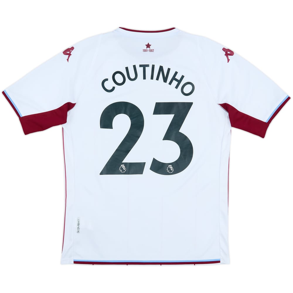 2021-22 Aston Villa Away Shirt Coutinho #23 - 8/10 - (L)