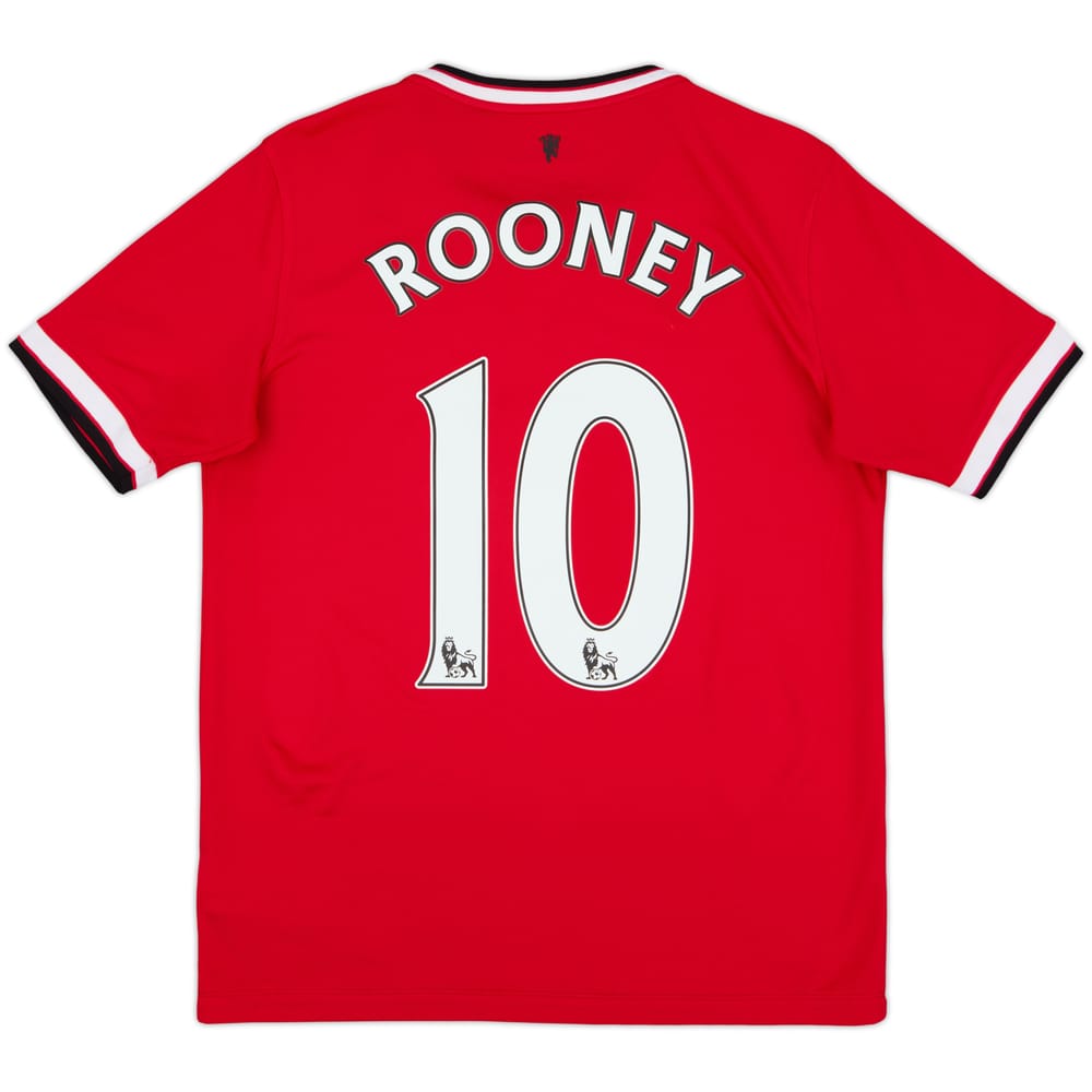 2014-15 Manchester United Home Shirt Rooney #10 - 8/10 - (XL.Boys)