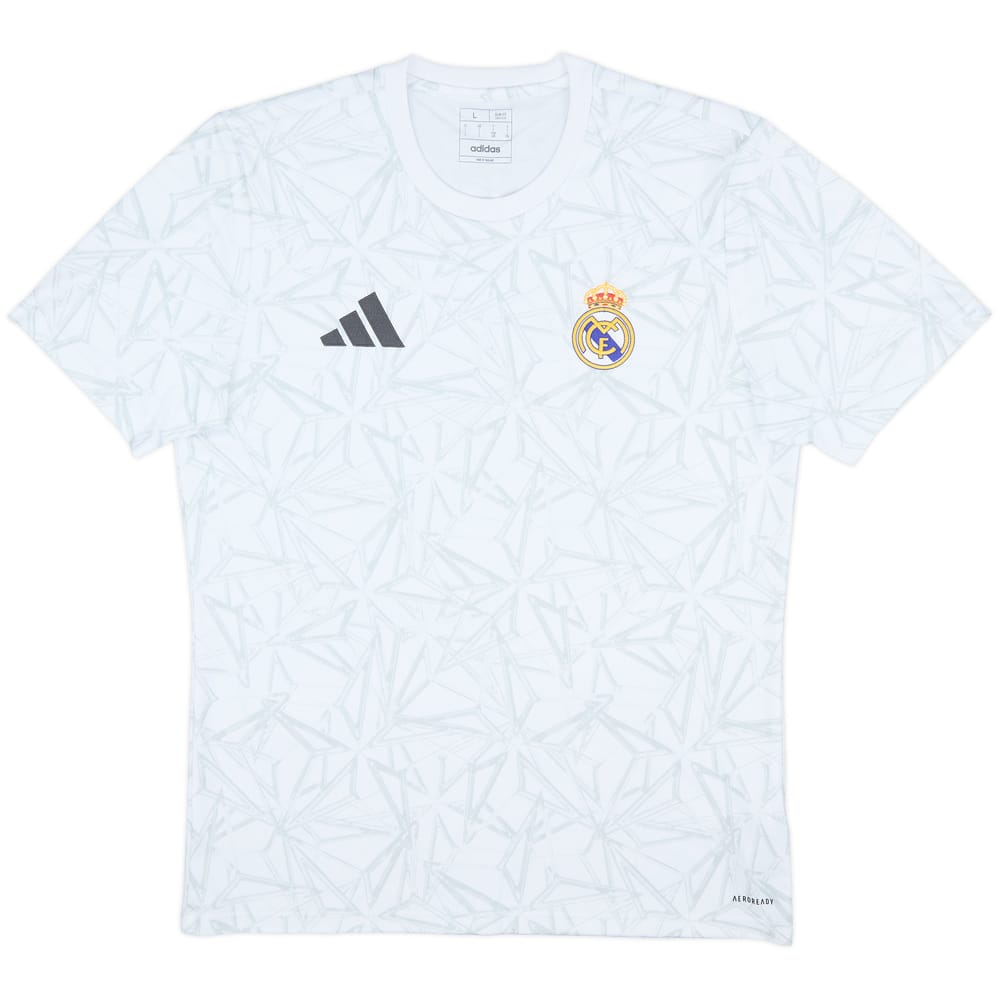 2024-25 Real Madrid adidas Training Shirt - 10/10 - (L)