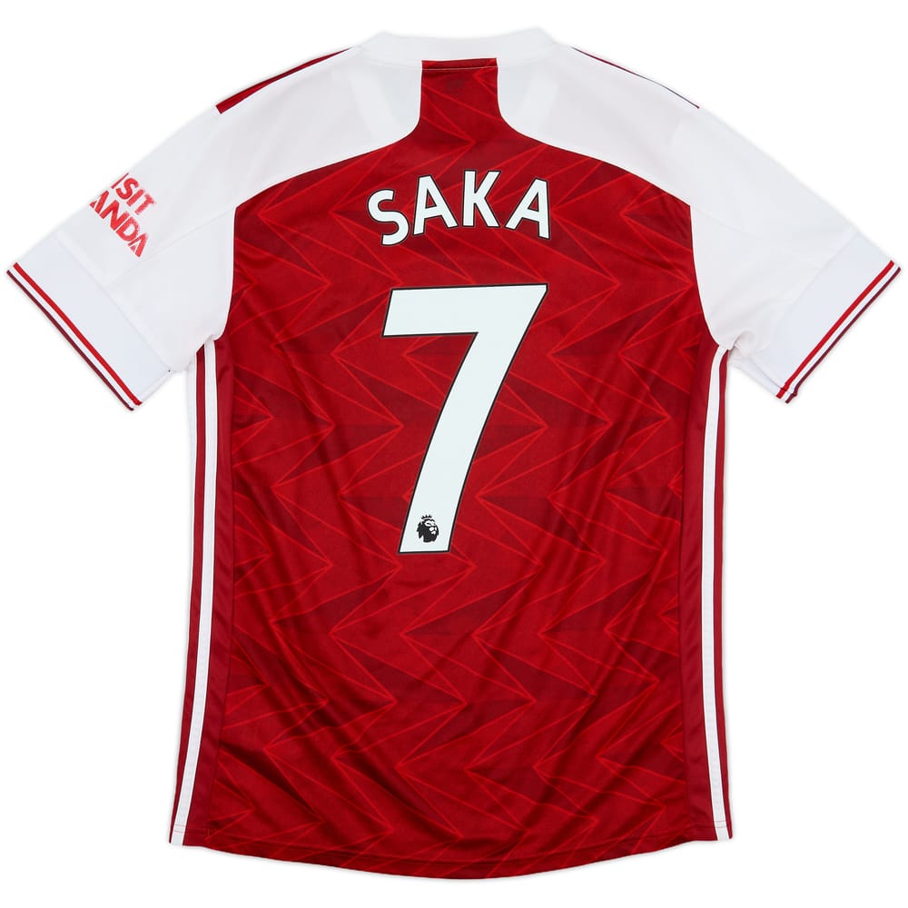 2020-21 Arsenal Home Shirt Saka #7 - 5/10 - (M)