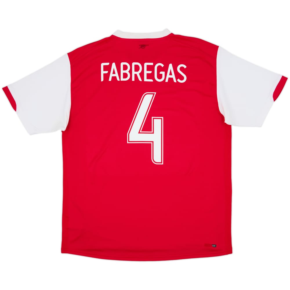 2006-08 Arsenal Home Shirt Fabregas #4 - 6/10 - (L)