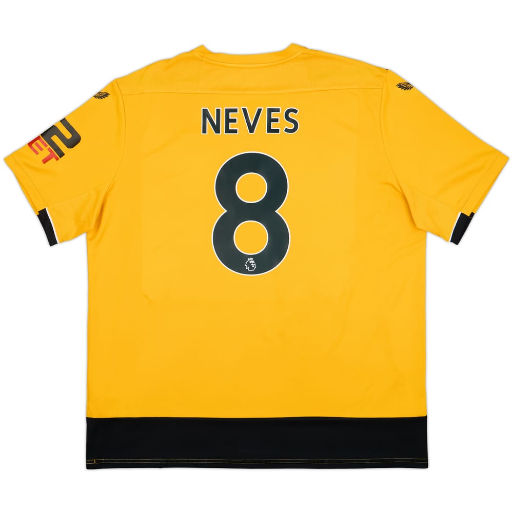 2022-23 Wolves Home Shirt Neves #8 - 7/10 - (XXL)