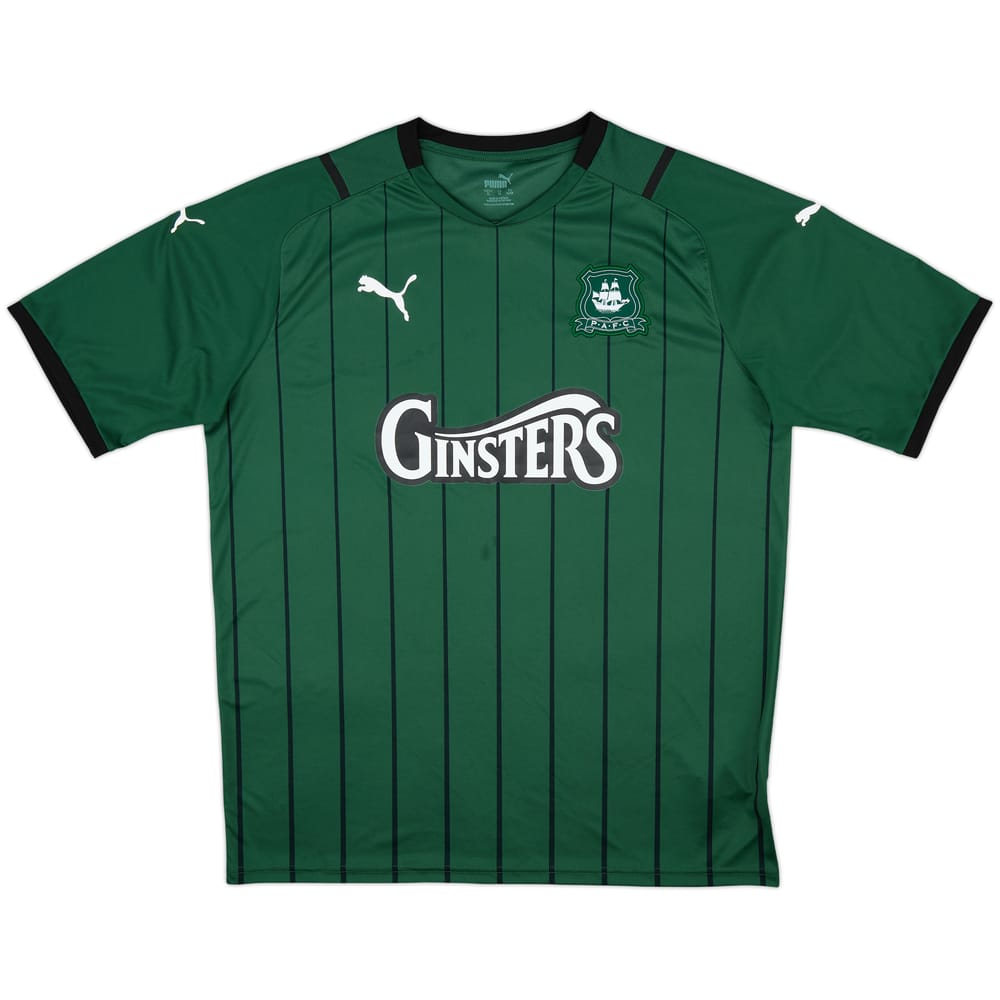 2021-22 Plymouth Argyle Home Shirt - 8/10 - (XL)