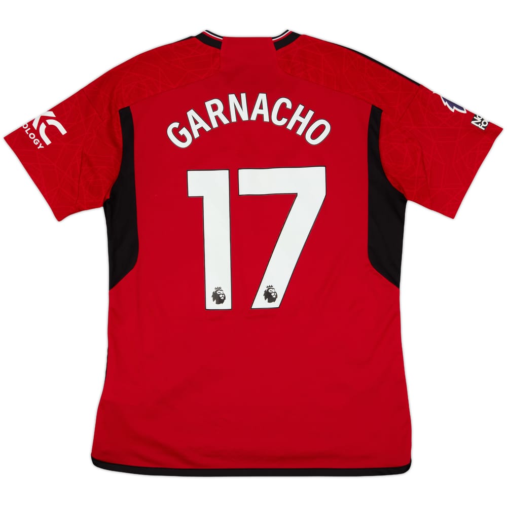 2023-24 Manchester United Home Shirt Garnacho #17 - 10/10 - (L)