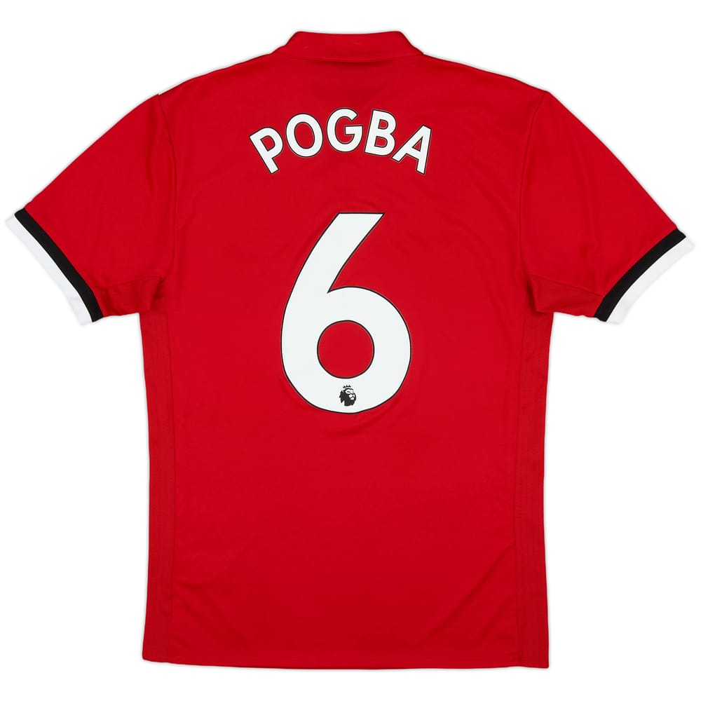 2017-18 Manchester United Home Shirt Pogba #6 - 8/10 - (S)