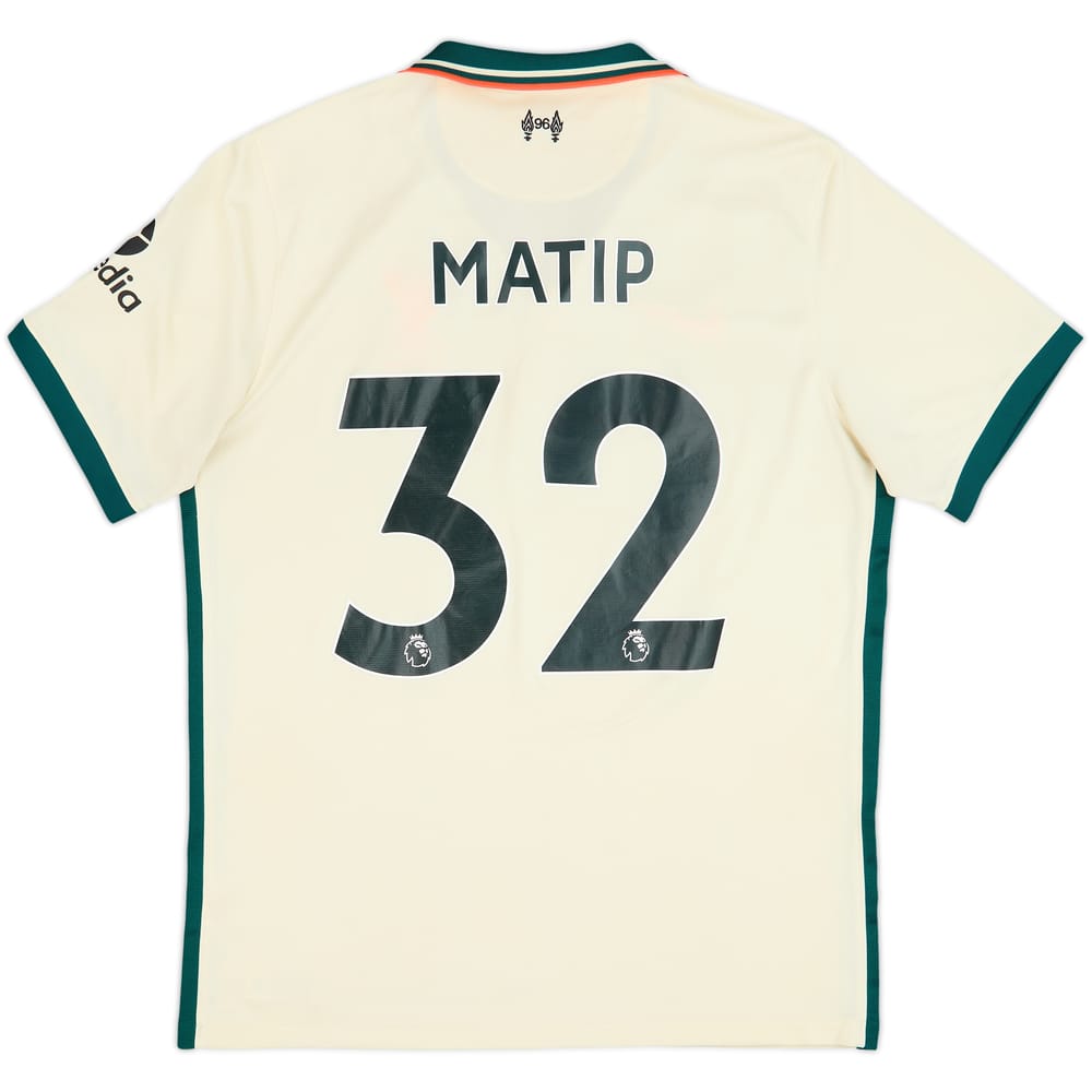 Camiseta de visitante del Liverpool 2021-22 Matip #32 - 8/10 - (L)