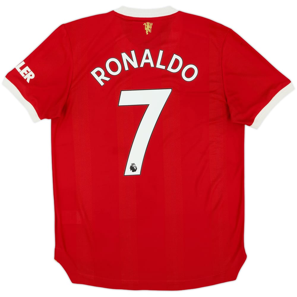 2021-22 Manchester United Authentic Home Shirt Ronaldo #7 - 8/10 - (M)