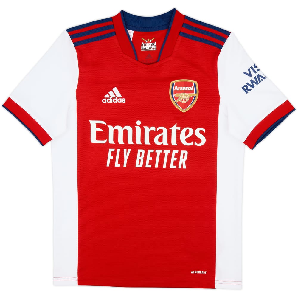 2021-22 Arsenal Home Shirt - 10/10 - (L.Boys)