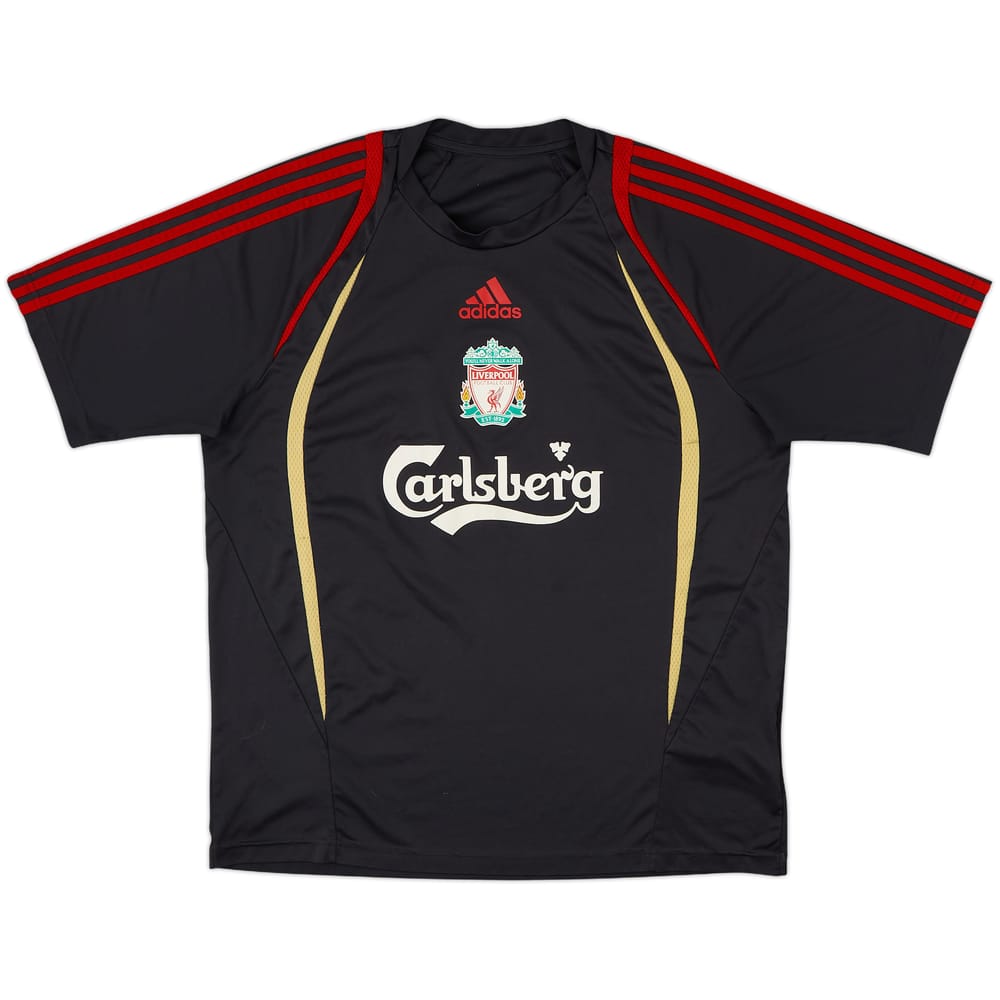 2009-10 Liverpool adidas Training Shirt - 8/10 - (L)