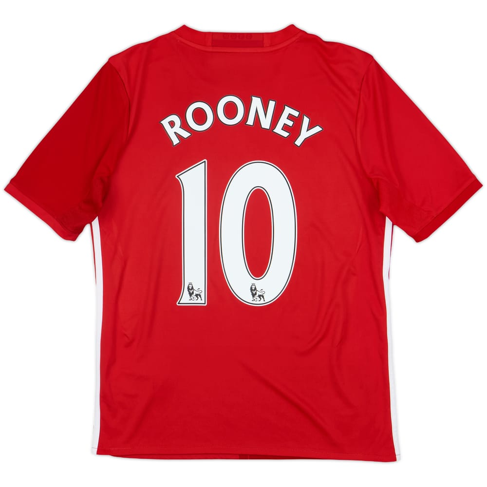 2016-17 Manchester United Home Shirt Rooney #10 - 10/10 - (XL.Boys)