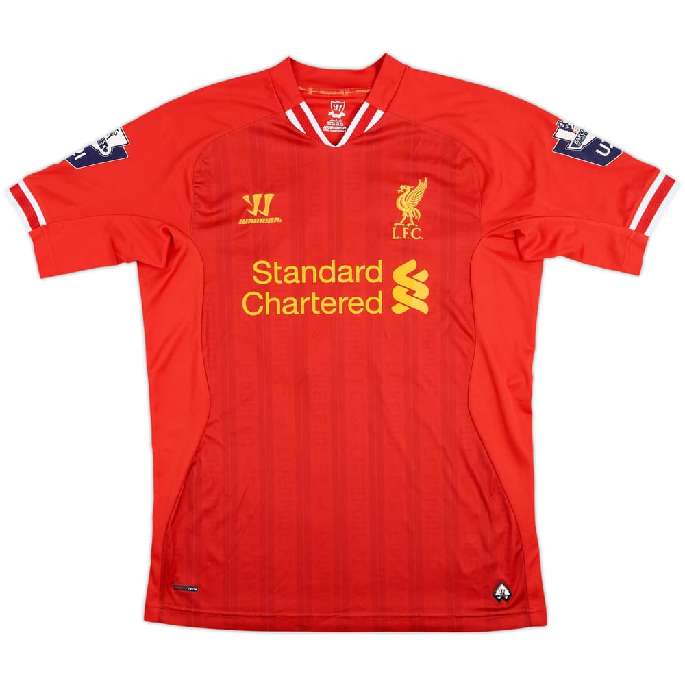2013-14 Liverpool Match Issue Home Shirt #18