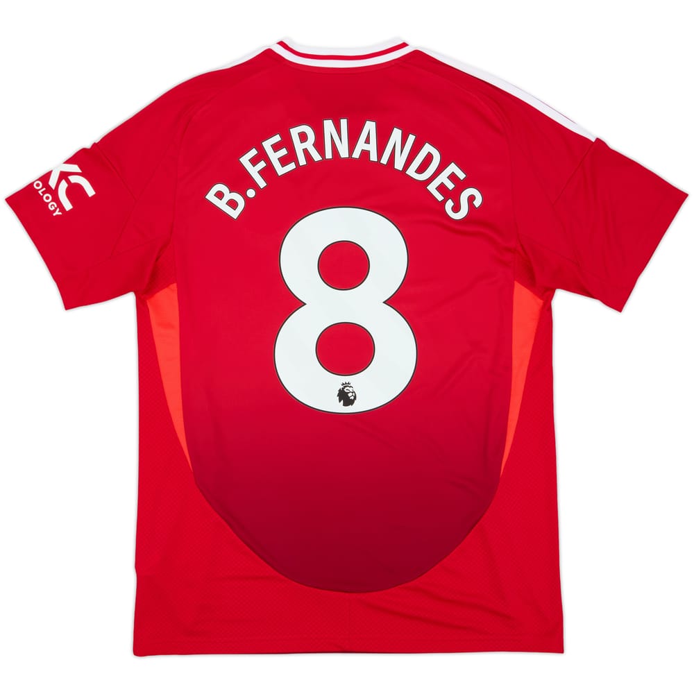 2024-25 Manchester United Home Shirt B.Fernandes #8 - 10/10 - (L)