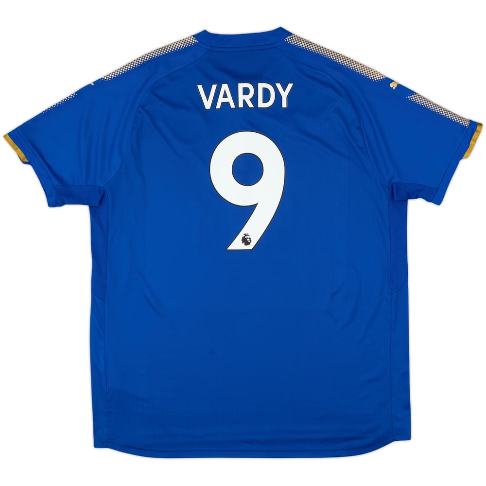 2017-18 Leicester Home Shirt Vardy #9 - 5/10 - (XXL)