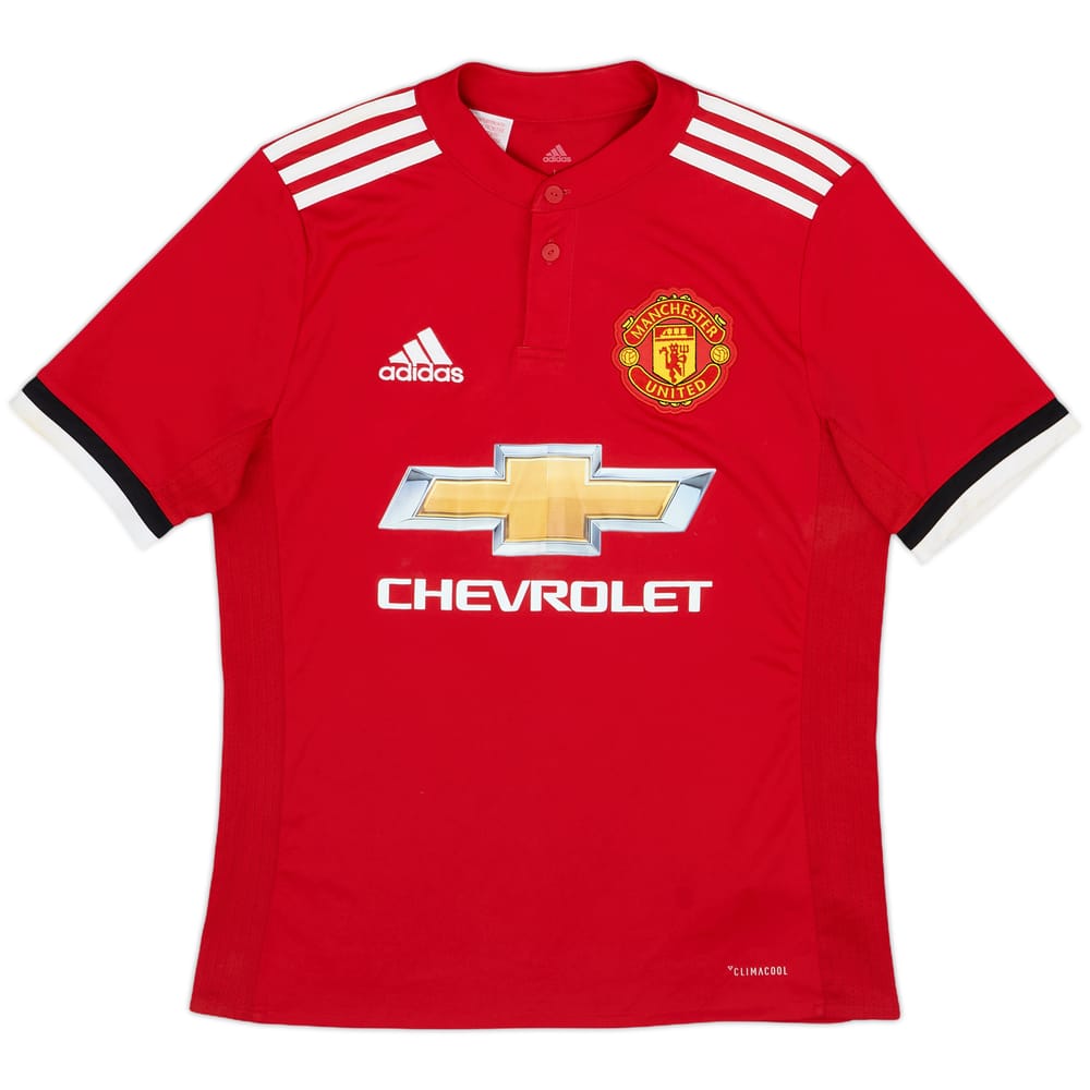 2017-18 Manchester United Home Shirt - 6/10 - (L.Boys)