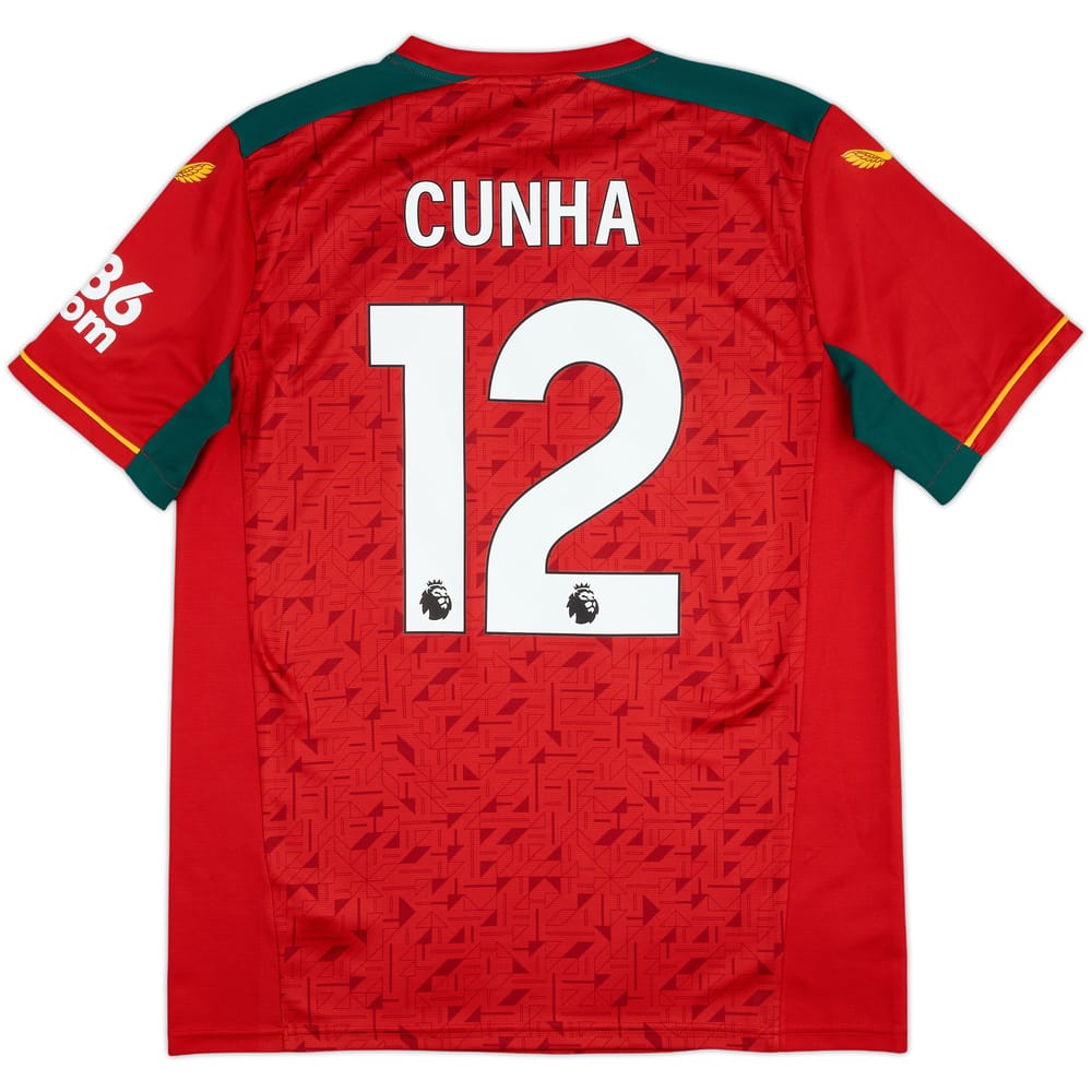 2023-24 Wolves Away Shirt Cunha #12 - 10/10 - (L)