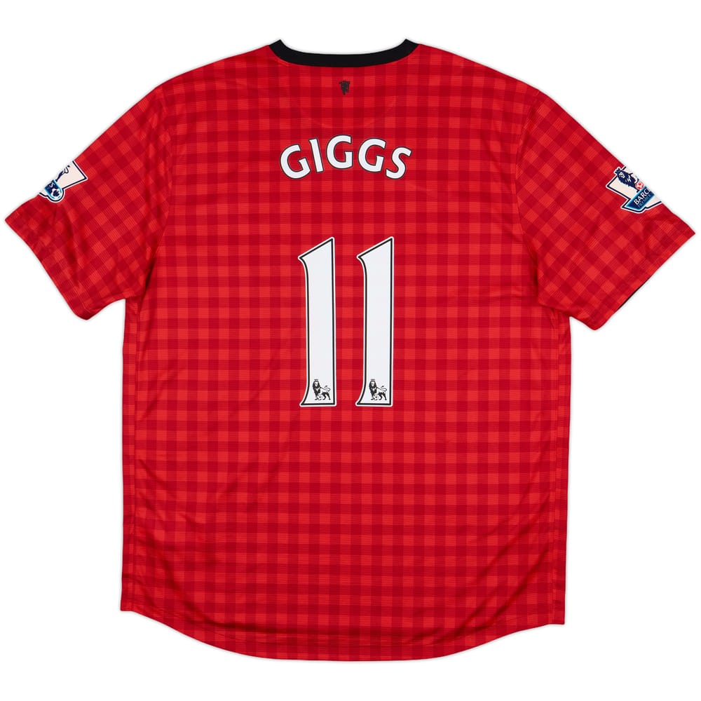 2012-13 Manchester United Home Shirt Giggs #11 - 8/10 - (XL)