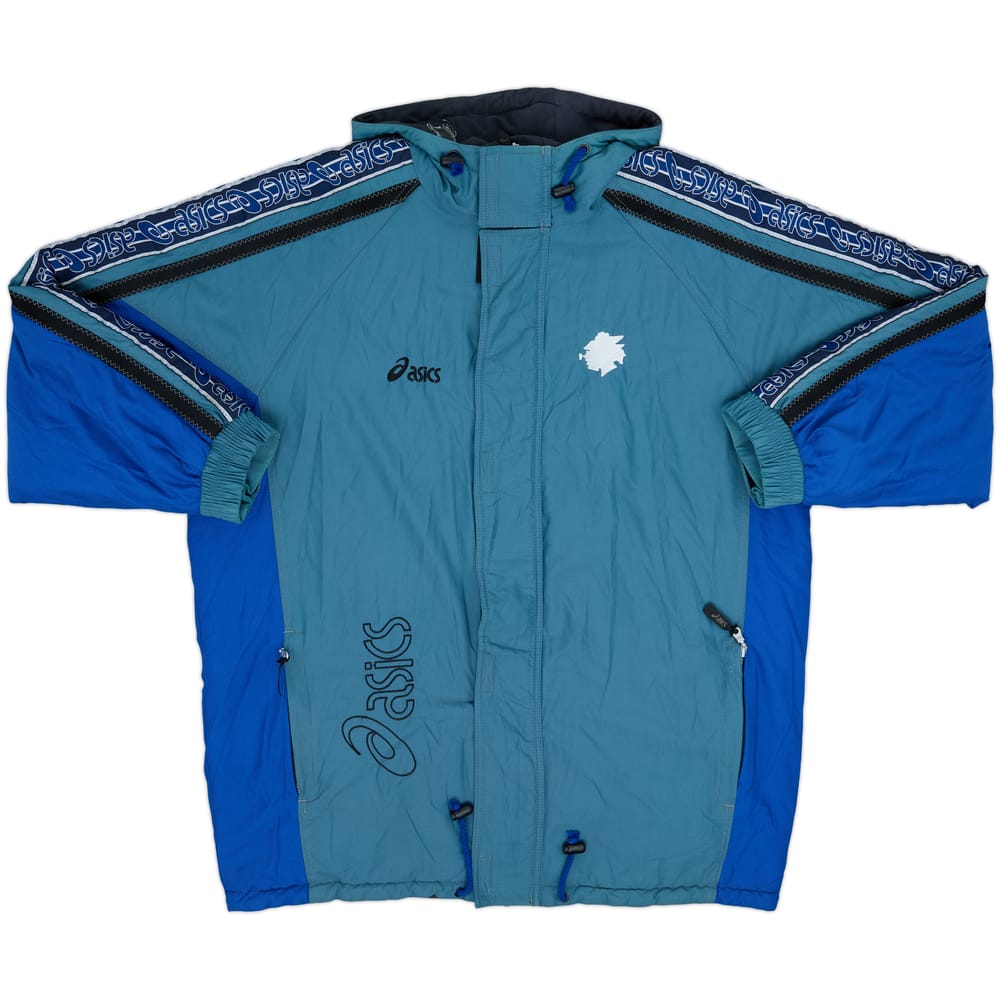 1995-97 Sampdoria Asics Hooded Rain Jacket - 8/10 - (XL)