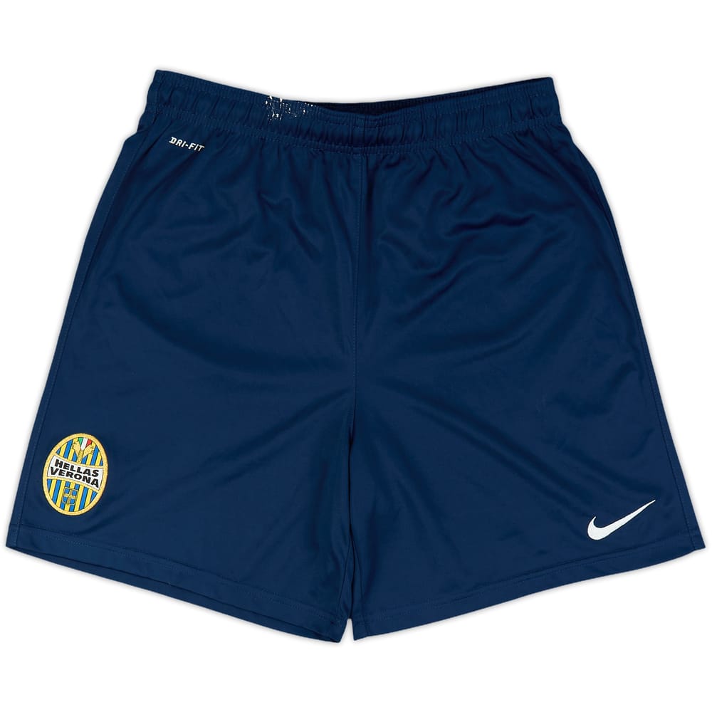 2013-14 Hellas Verona Home Shorts - 7/10 - (XL.Boys)