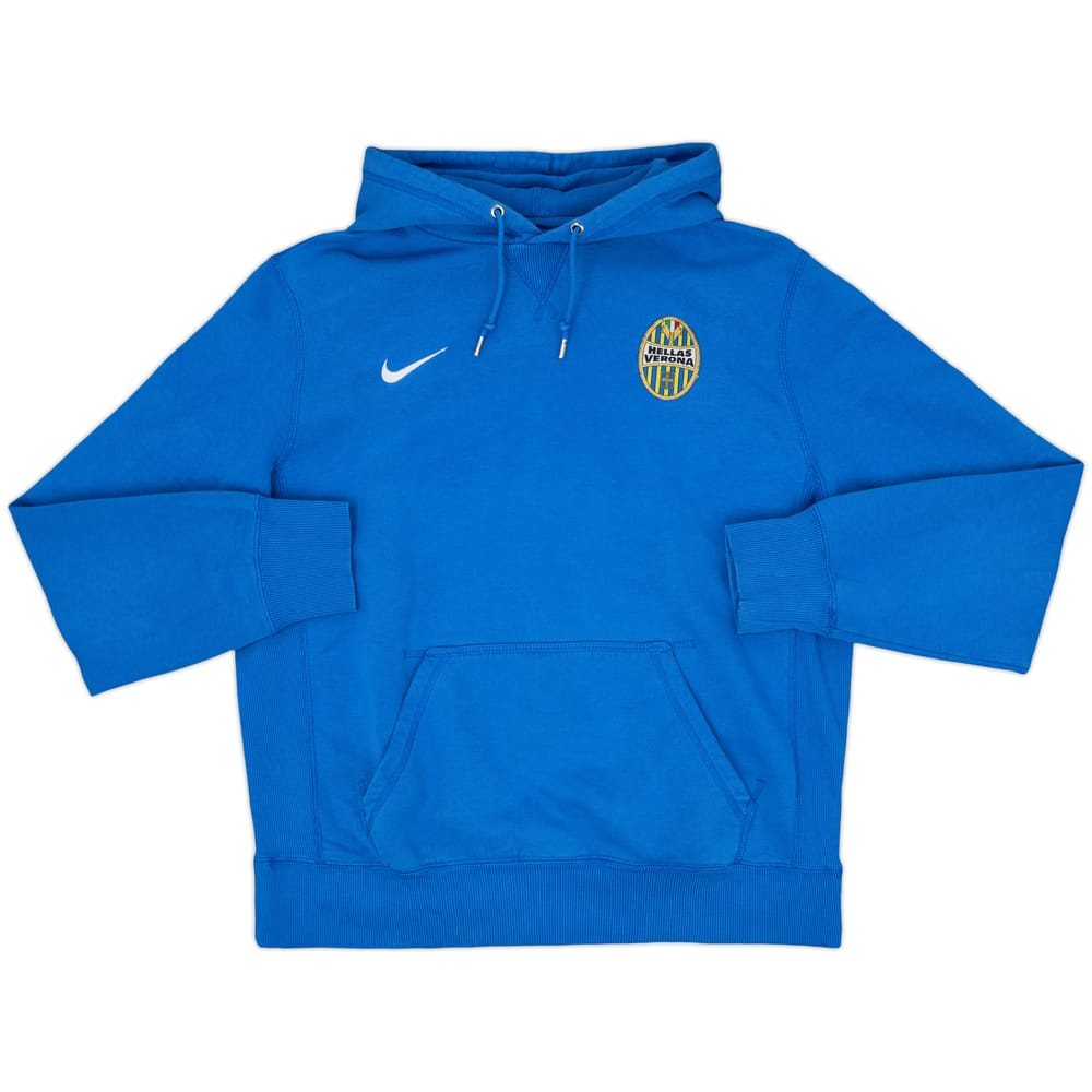 2013-14 Hellas Verona Nike Hooded Sweat Top - 9/10 - (L)