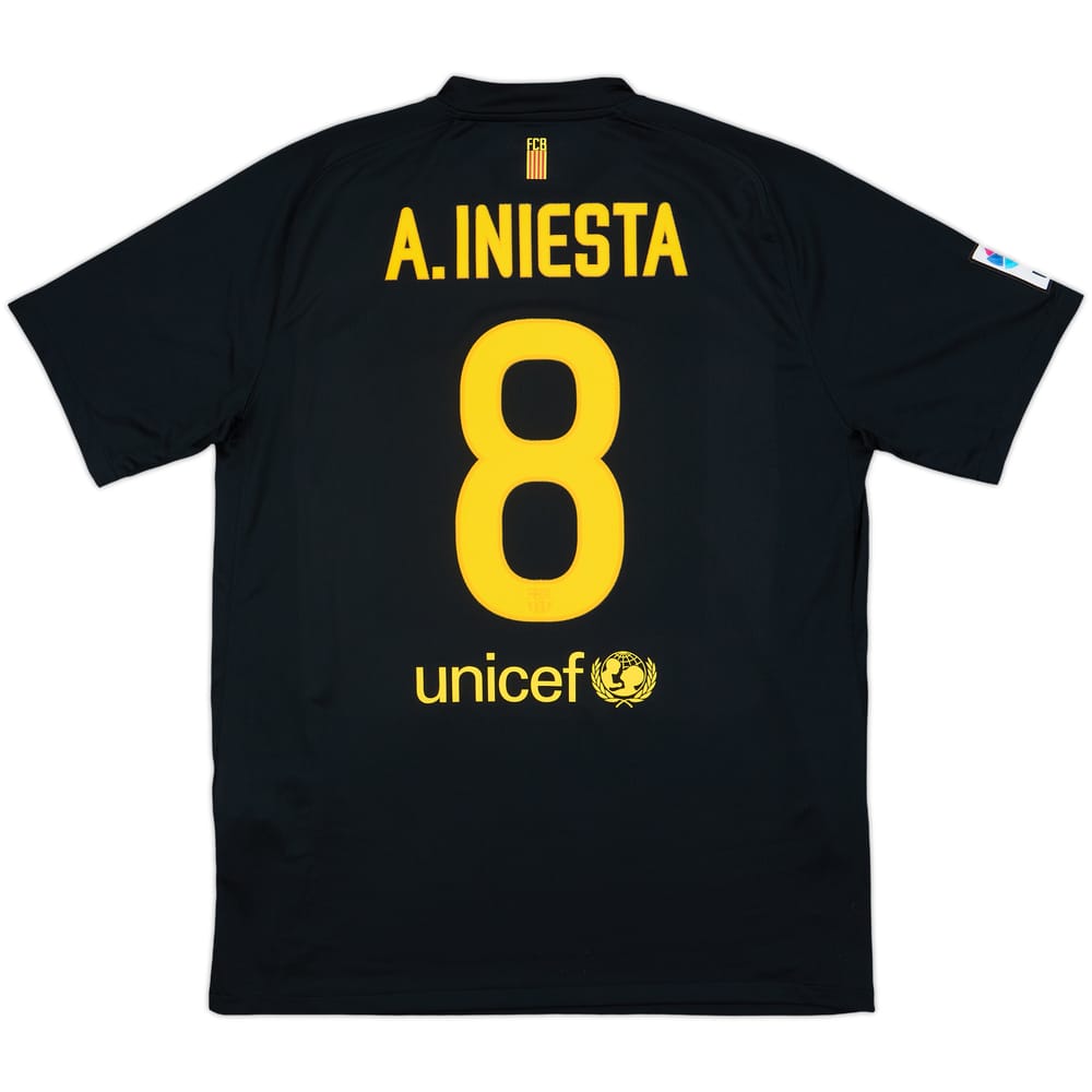 2011-12 Barcelona Away Shirt A.Iniesta #8 - 8/10 - (L)