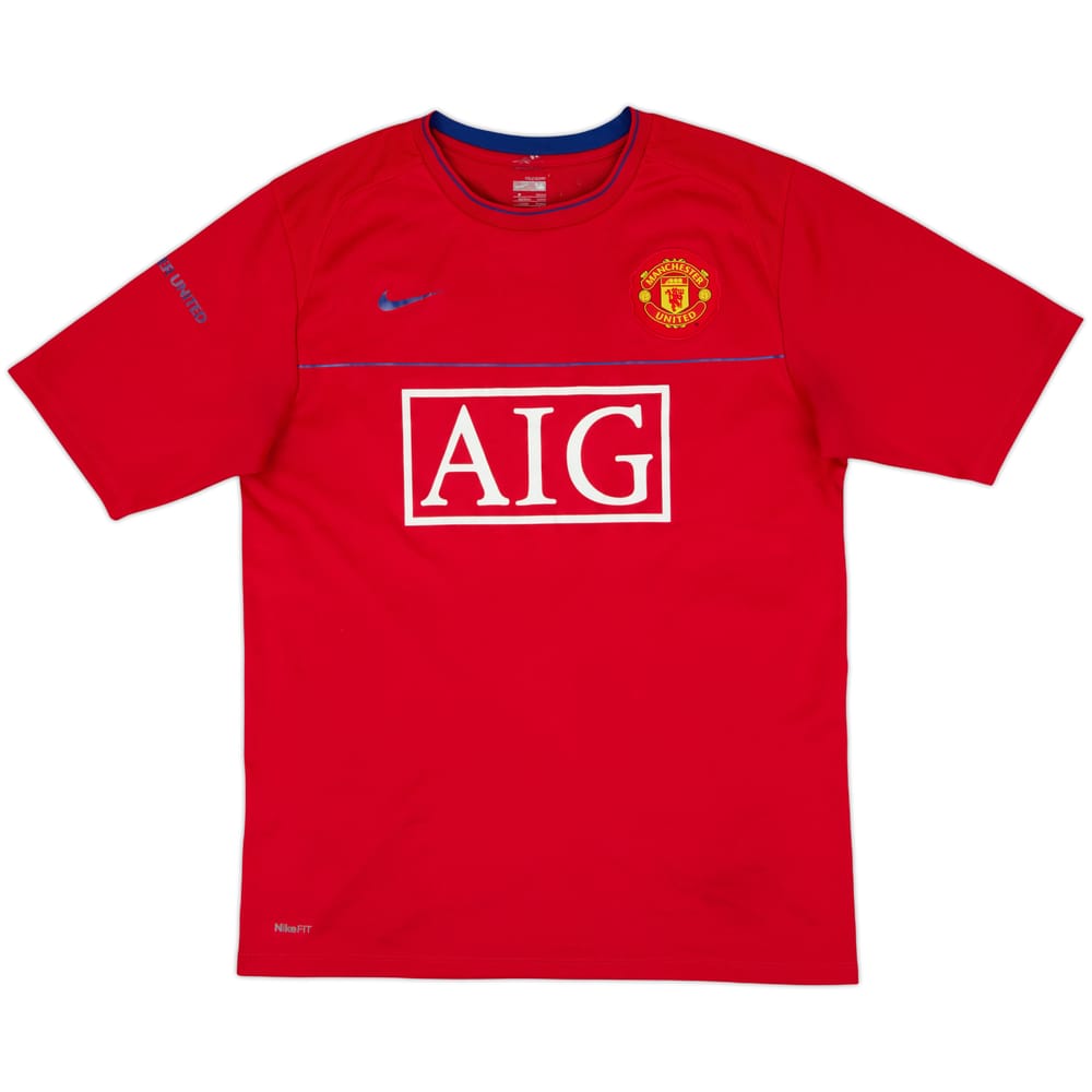 2008-09 Manchester United Nike Training Shirt - 7/10 - (M)