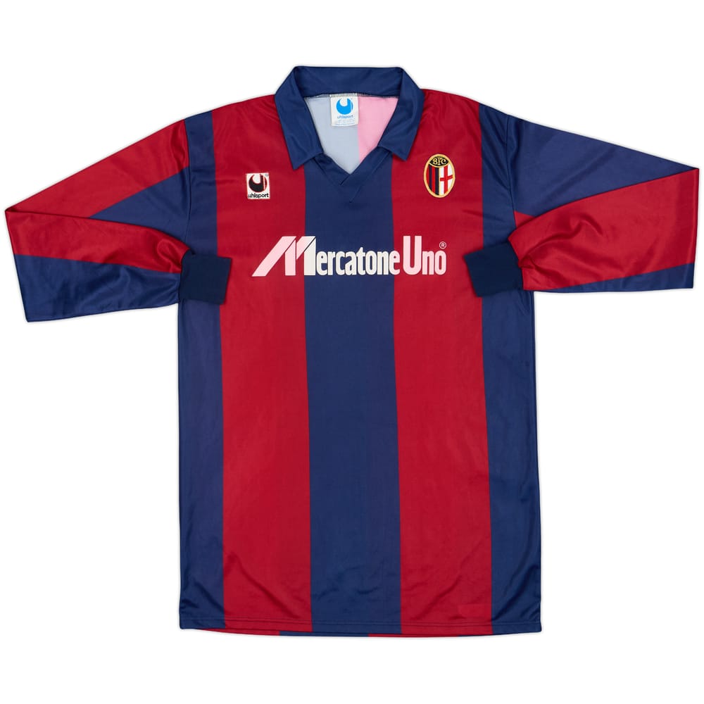1989-91 Bologna Home L/S Shirt - 8/10 - (XL)