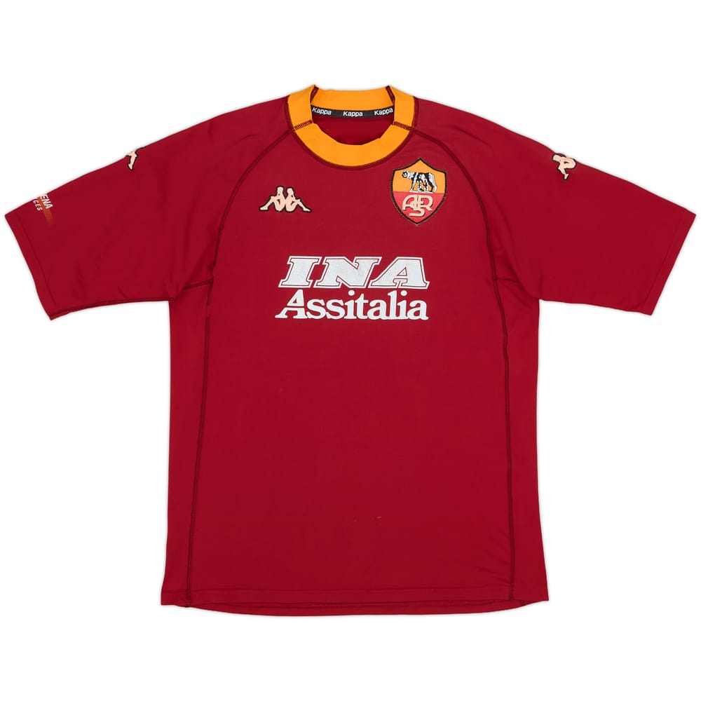 2000-01 Roma Home Shirt #11 - 5/10 - (XL)