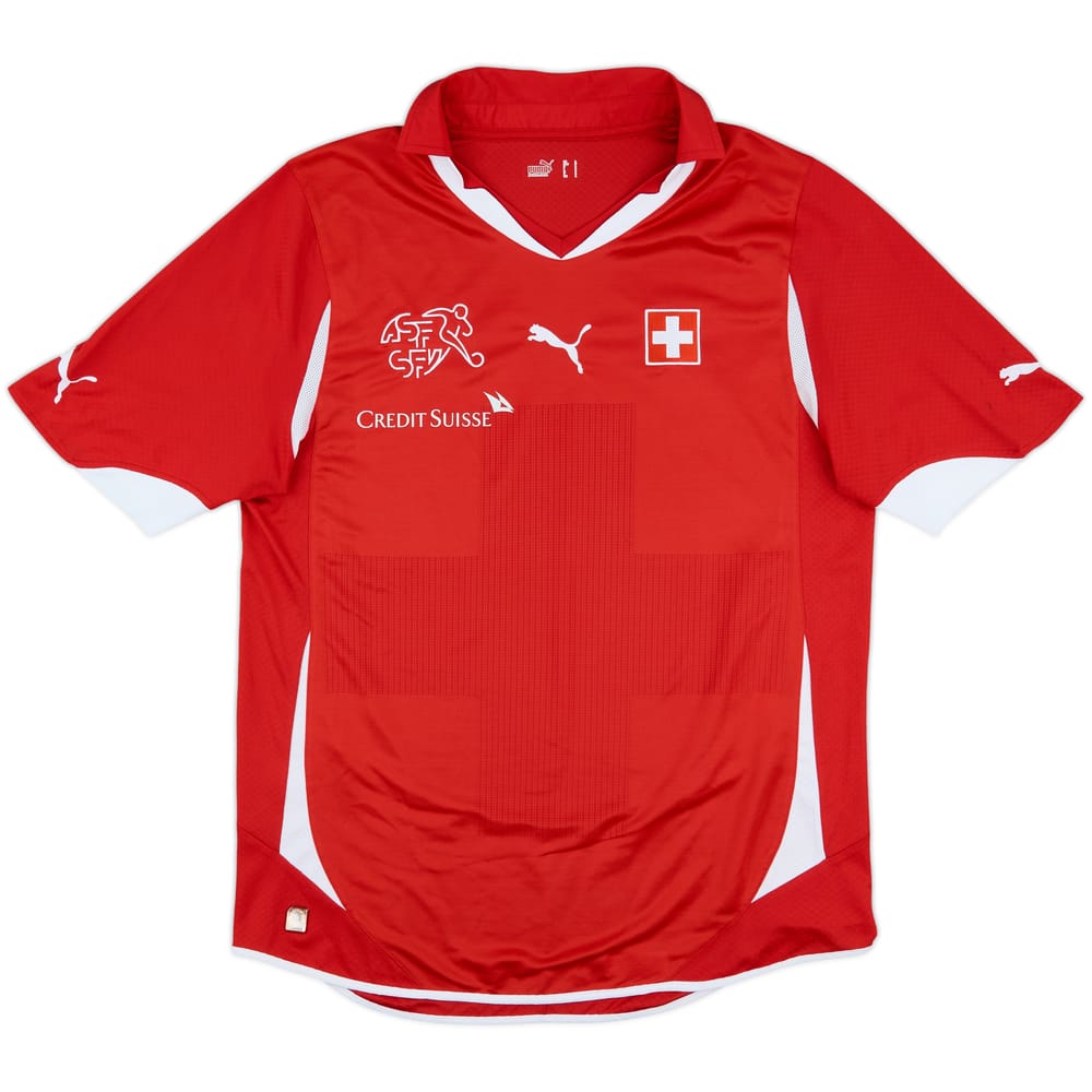 2010-11 Switzerland Home Shirt - 8/10 - (L)