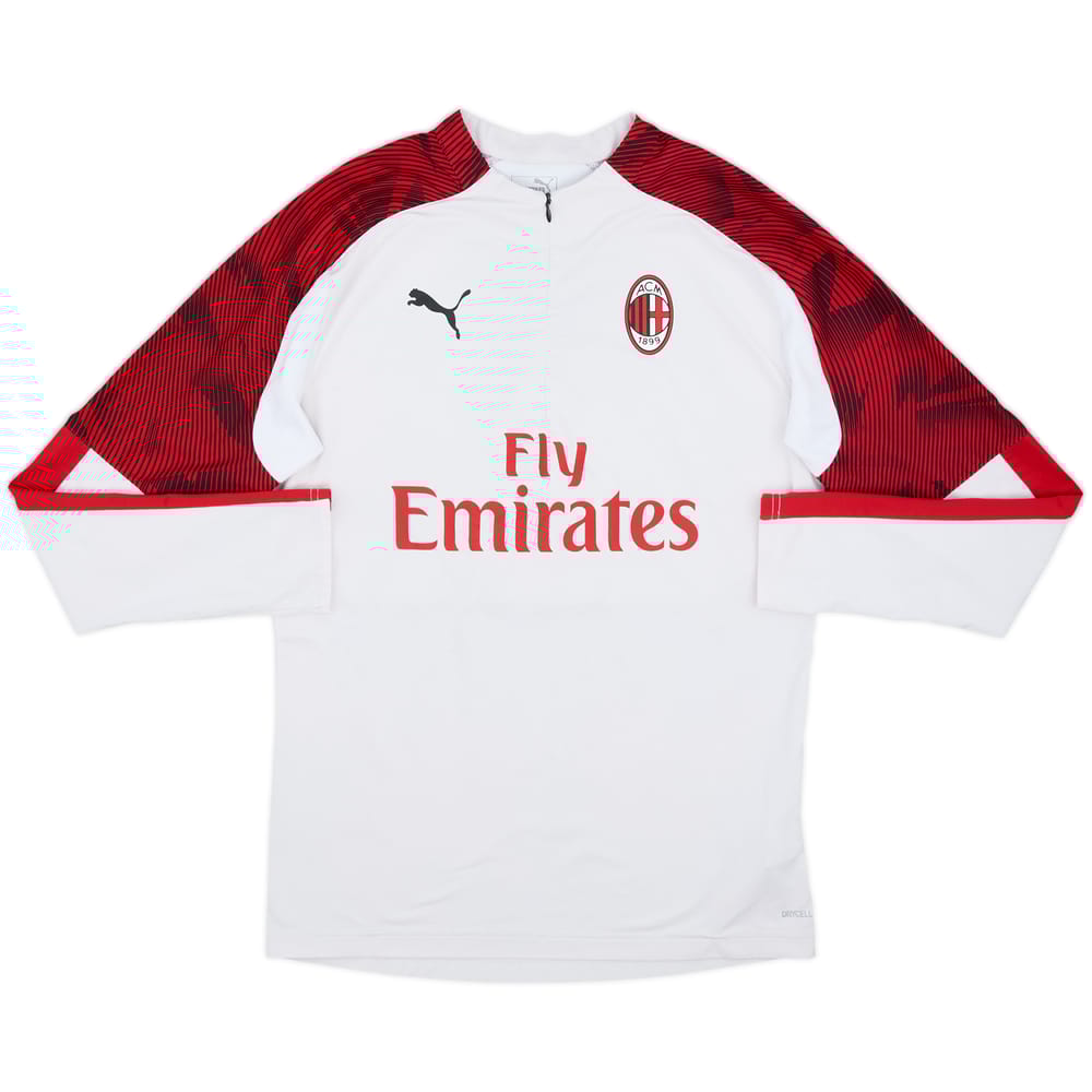 2019-20 AC Milan Puma 1/4 Zip Drill Top - 7/10 - (M)