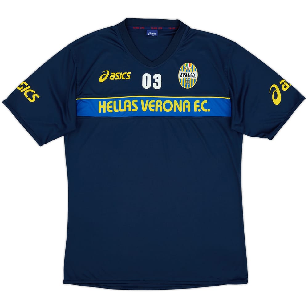 2007-08 Hellas Verona Asics Player Issue Training Shirt #03 - 6/10 - (XL)