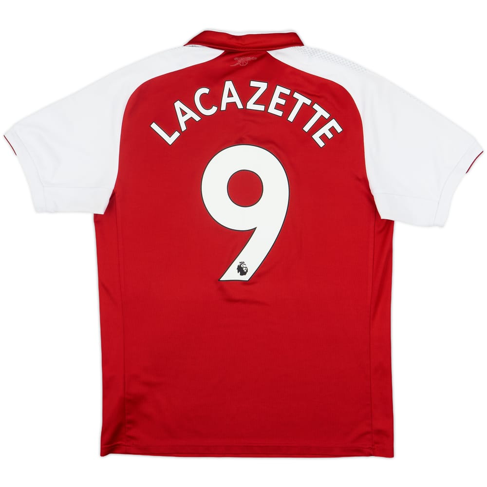 2017-18 Arsenal Home Shirt Lacazette #9 - 7/10 - (M)