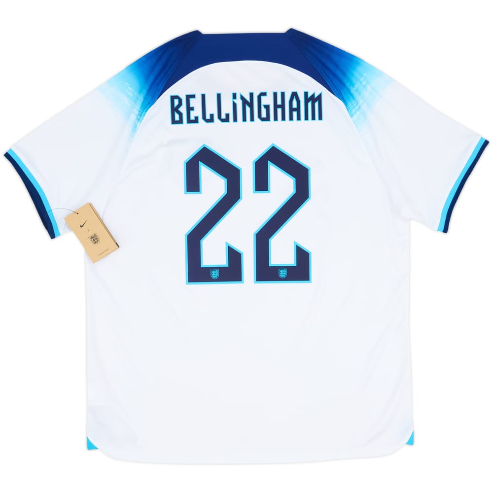 2022-23 England Home Shirt Bellingham #22 (XL)