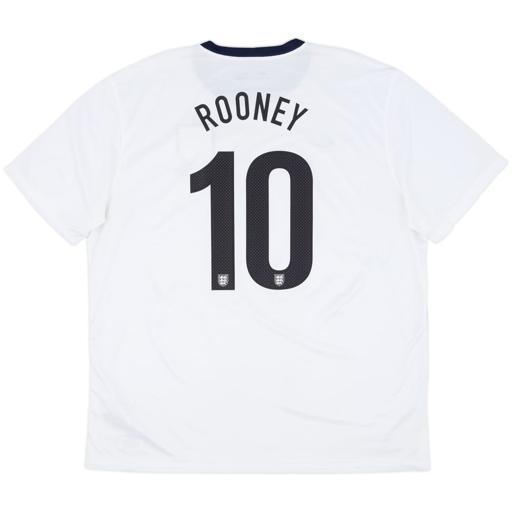 2013 England 150th Anniversary Home Shirt Rooney #10 - 9/10 - (XXL)