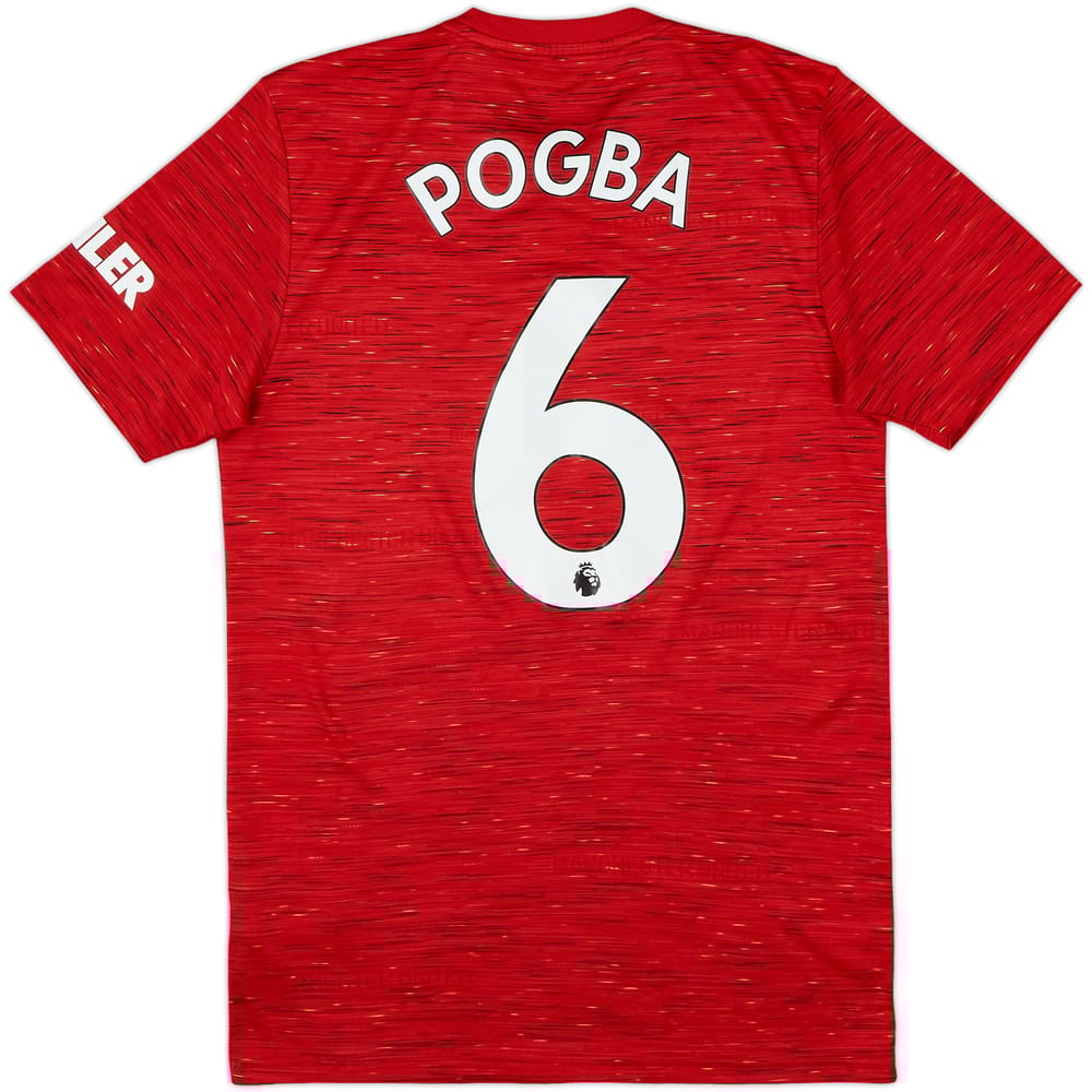 2020-21 Manchester United Home Shirt Pogba #6 - 9/10 - (S)