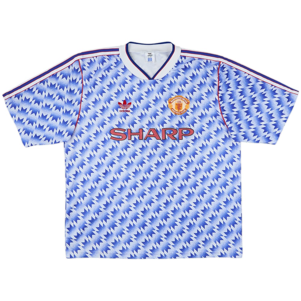 1990-92 Manchester United Away Shirt - 8/10 - (L/XL)