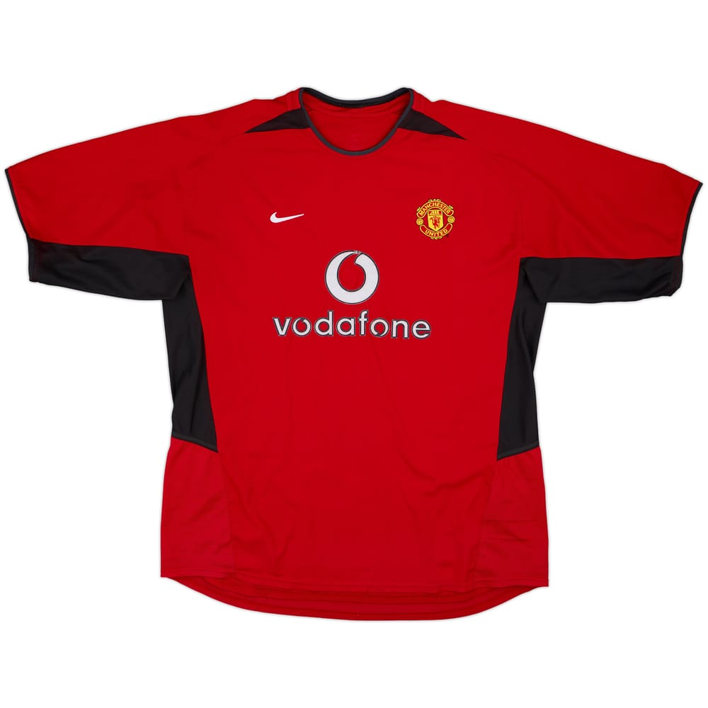 2002-04 Manchester United Camiseta de local - 5/10 - (XL)