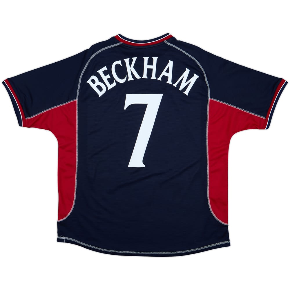 2000-01 Manchester United Third Shirt Beckham #7 - 8/10 - (XL)