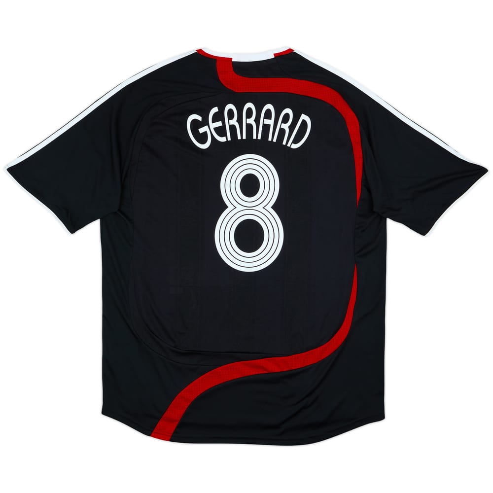 2007-08 Liverpool Third Shirt Gerrard #8 - 9/10 - (XL)