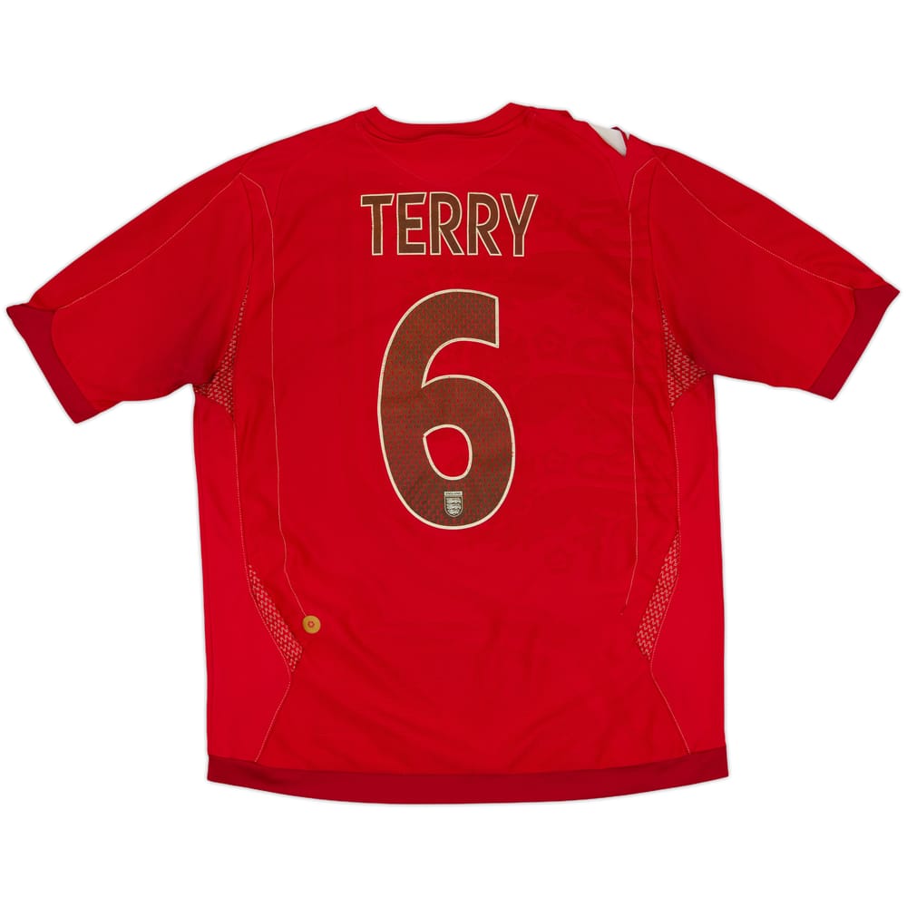 2006-08 England Away Shirt Terry #6 - 5/10 - (L)