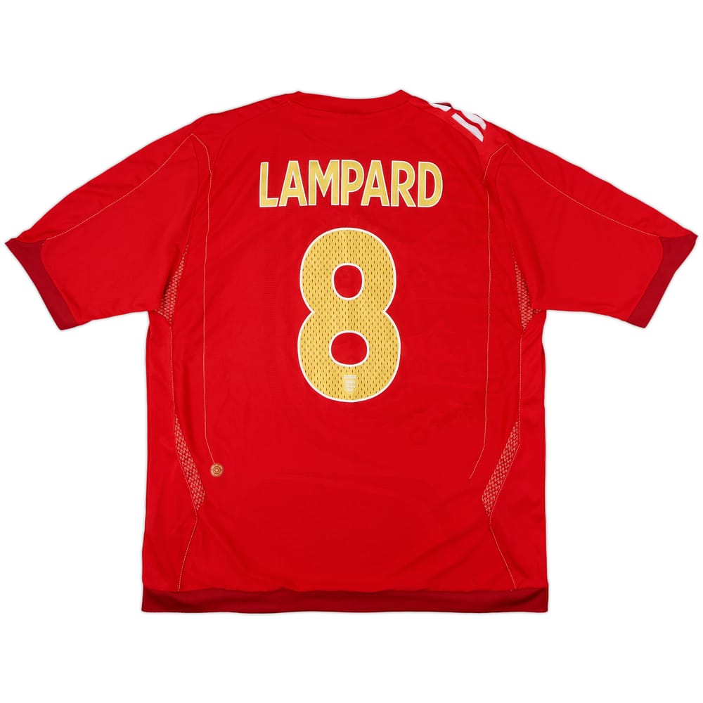 2006-08 England Away Shirt Lampard #8 - 8/10 - (XL)