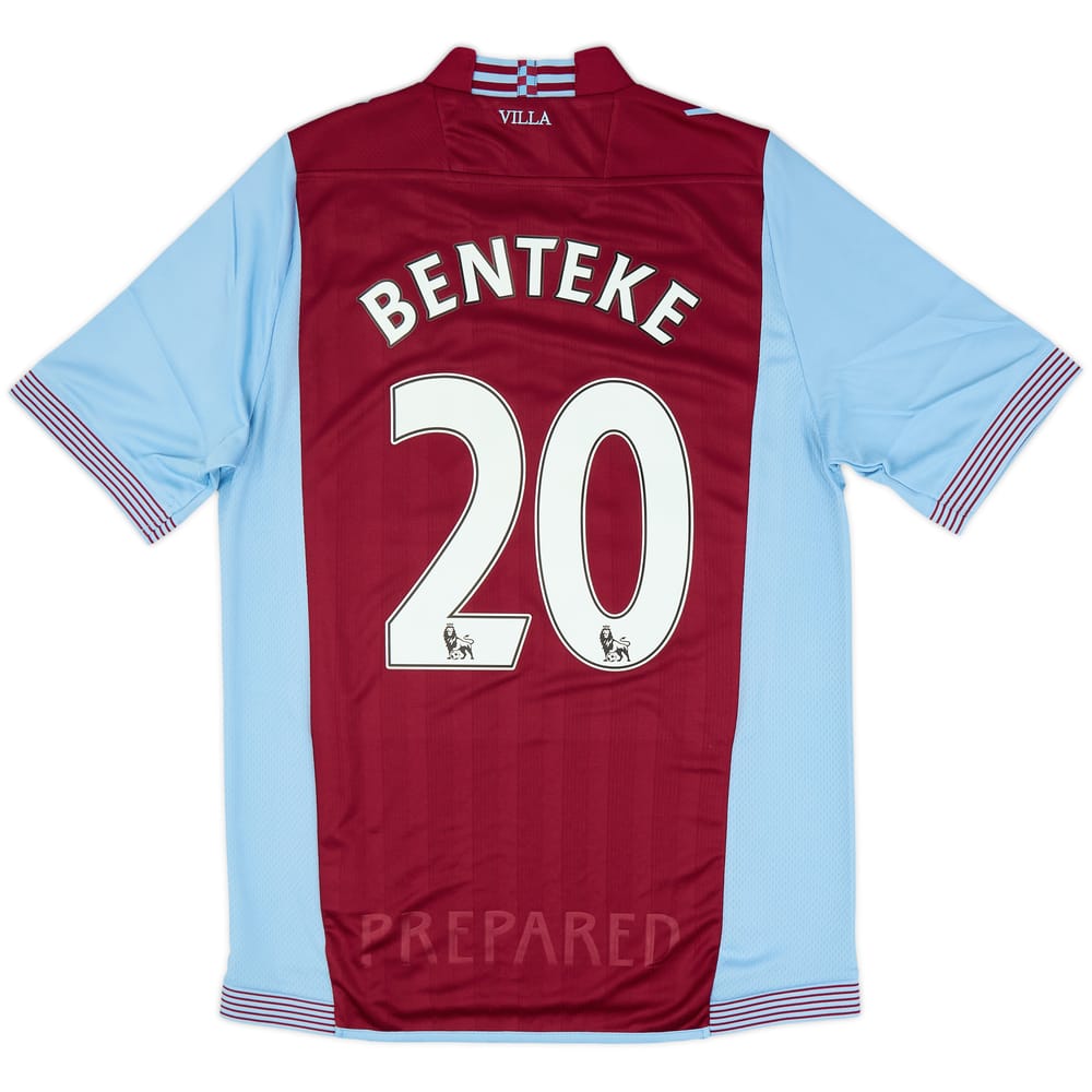 2013-14 Aston Villa Home Shirt Benteke #20 (S)