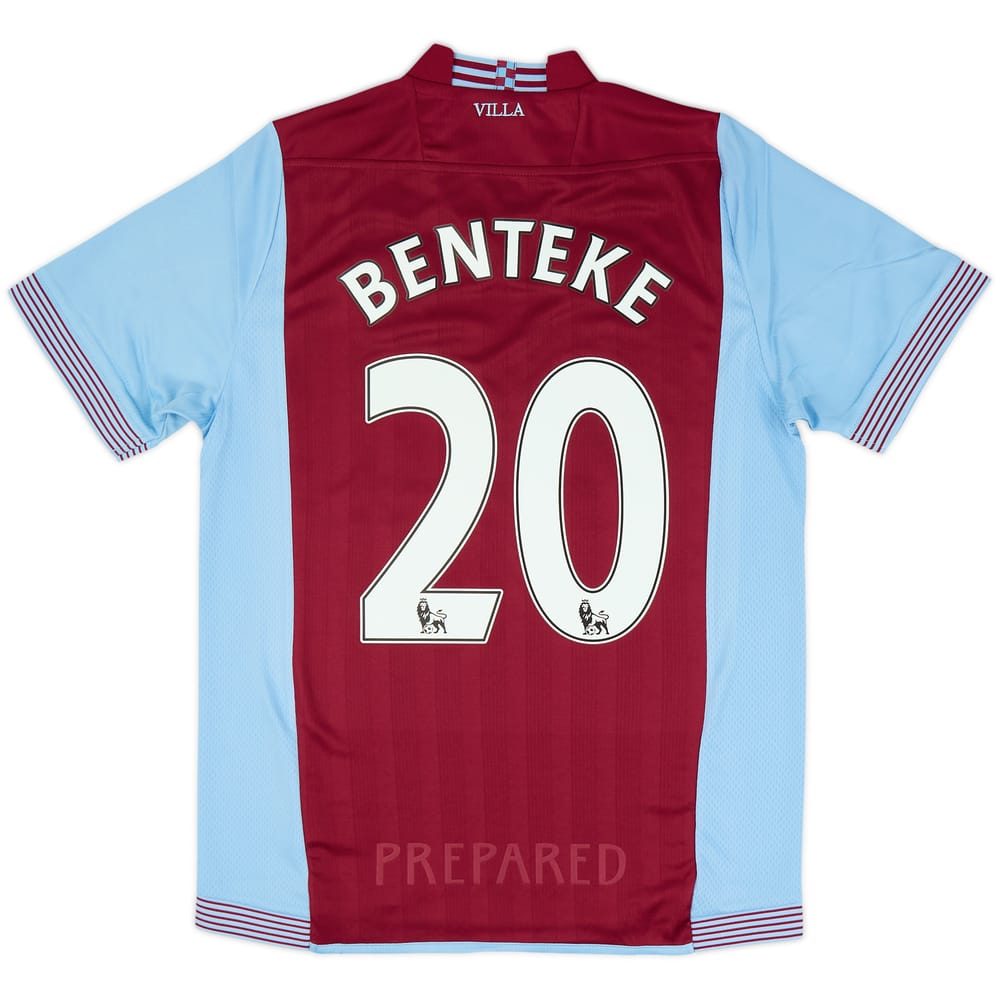 2013-14 Aston Villa Home Shirt Benteke #20 (XL.Boys)