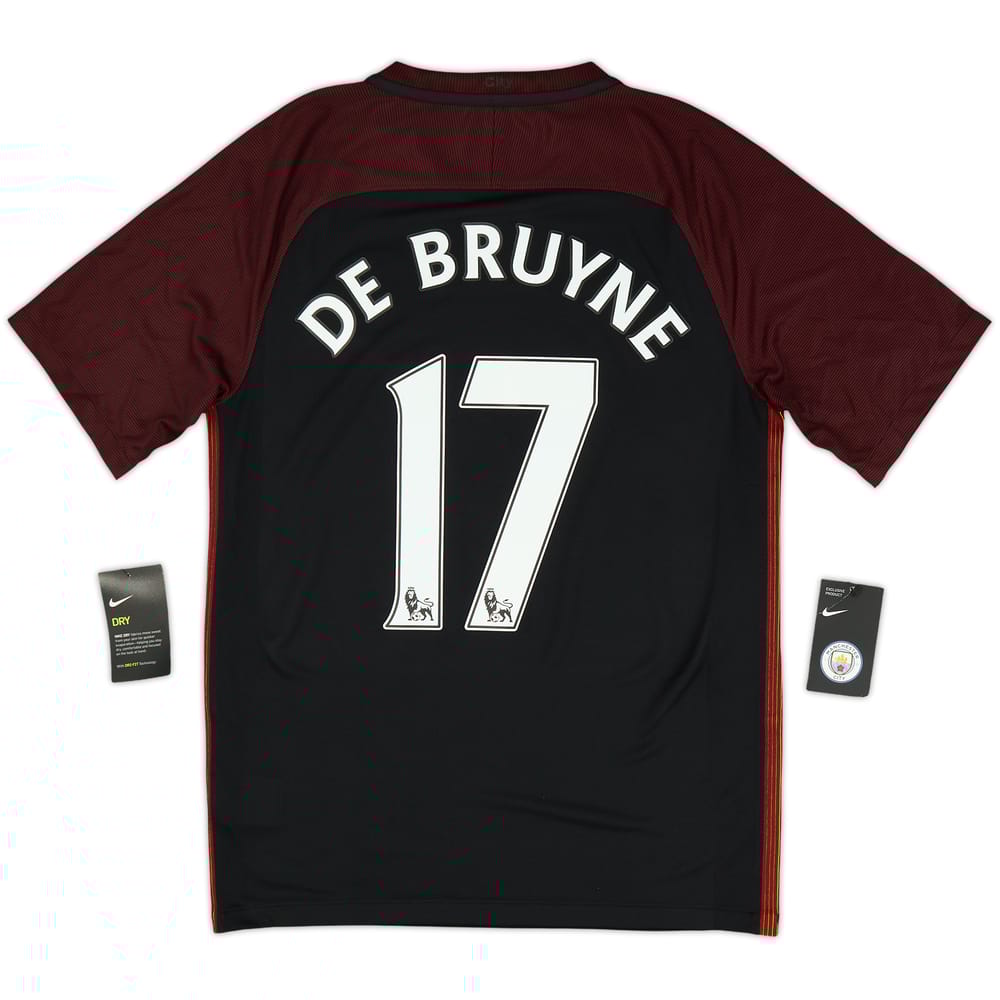 2016-17 Manchester City Away Shirt De Bruyne #17 (S)